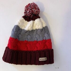 Columbia Women's Knit Beanie with Pom-Pom
